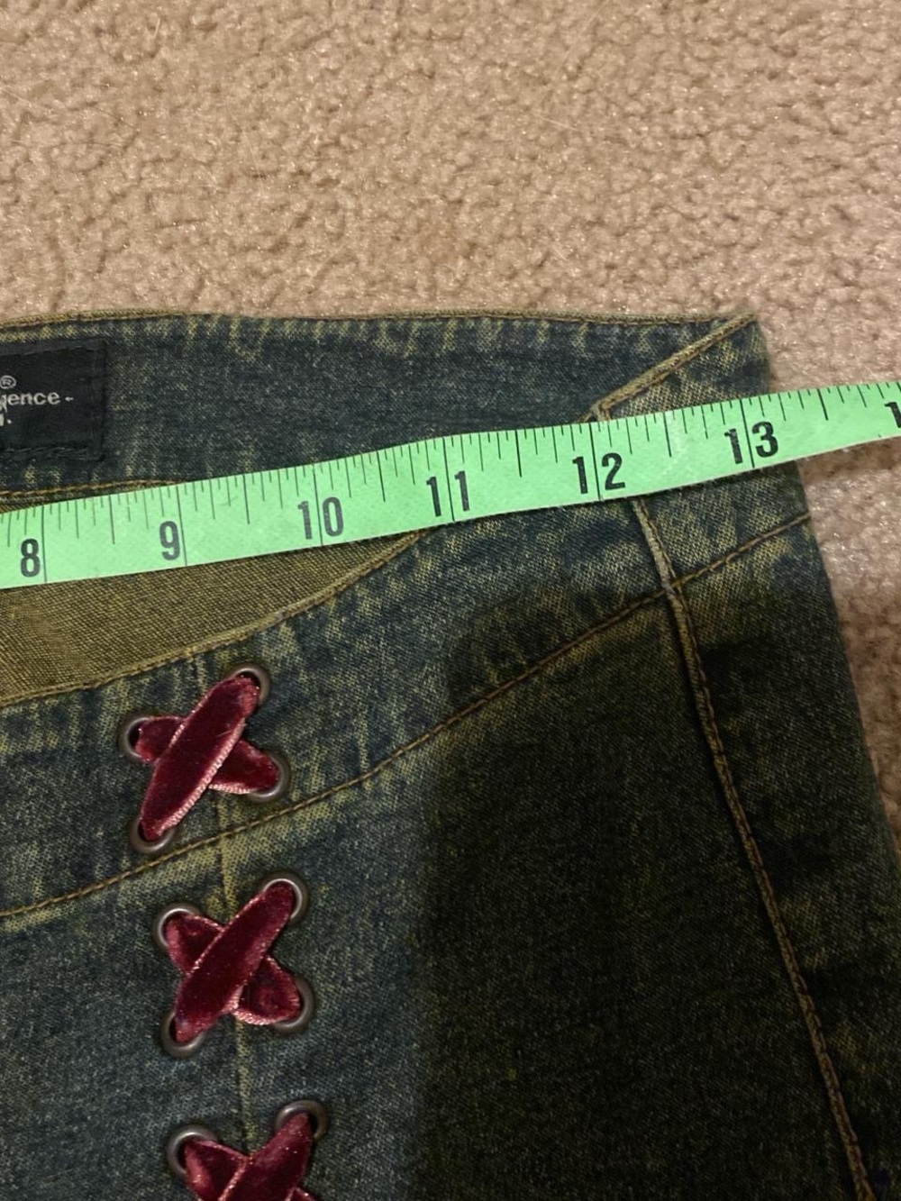Lei thirteen-style laced flare jeans - Picture 2 of 4